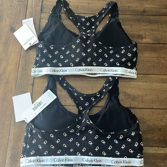 Calvin Klein set of 2 medium bralettes new - Picture 3 of 3